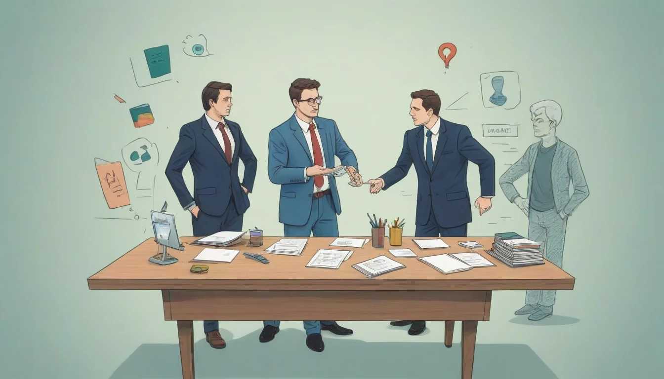 illustration de business men qui essaient de faire des choix pour la plateforme SaaS