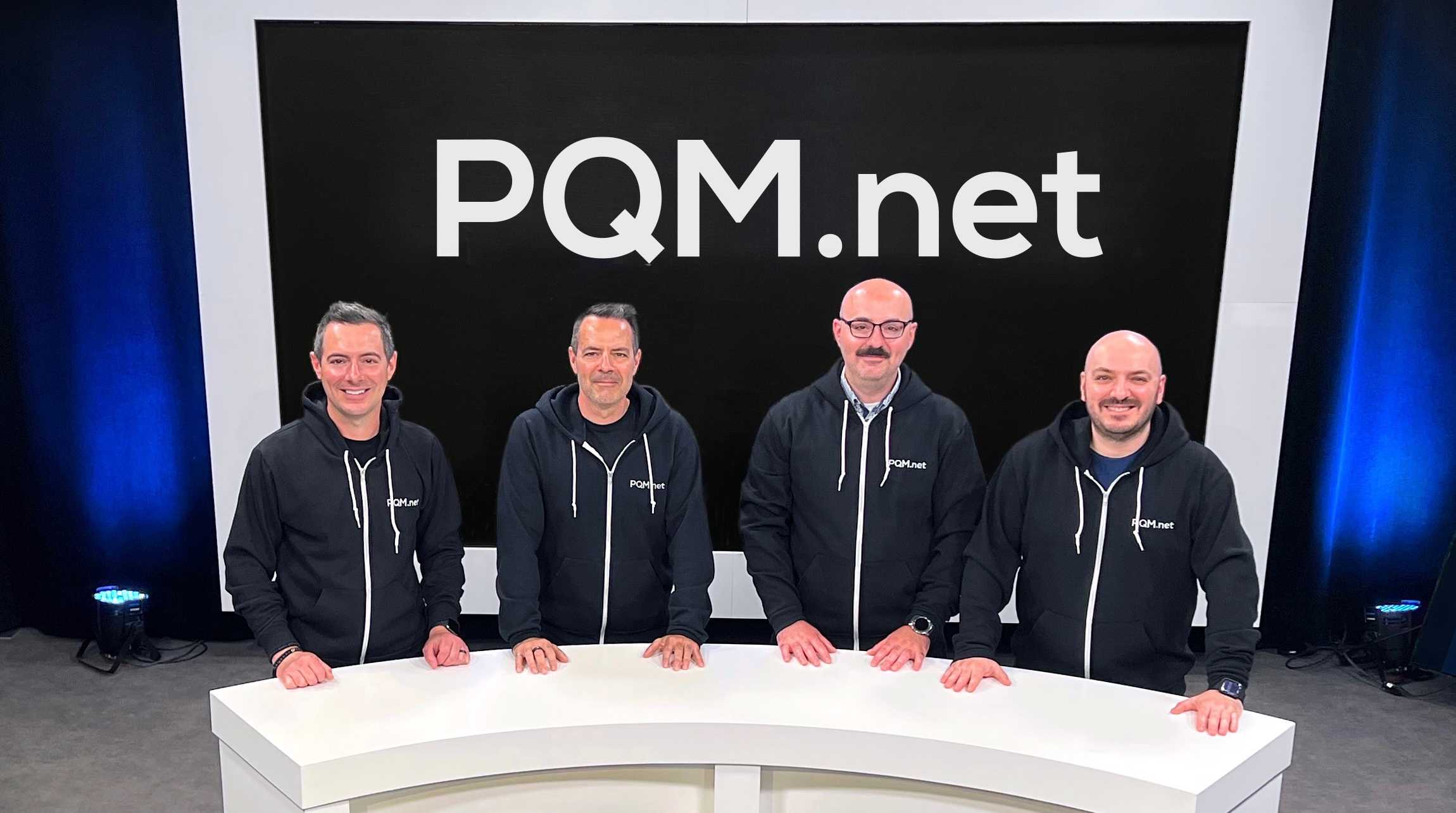 Les frères Landry lors de l'acquisition officielle de PQM.net depuis leur père.